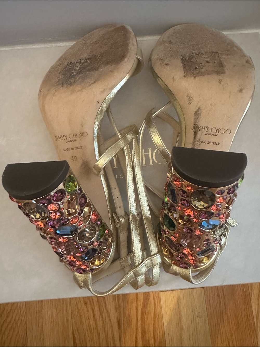 Jimmy Choo Maeve Gemstone block heel - Picture 4 of 5